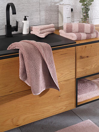 CAWÖ | Asciugamano PURE STRIPE 50x100cm Vintage Rose