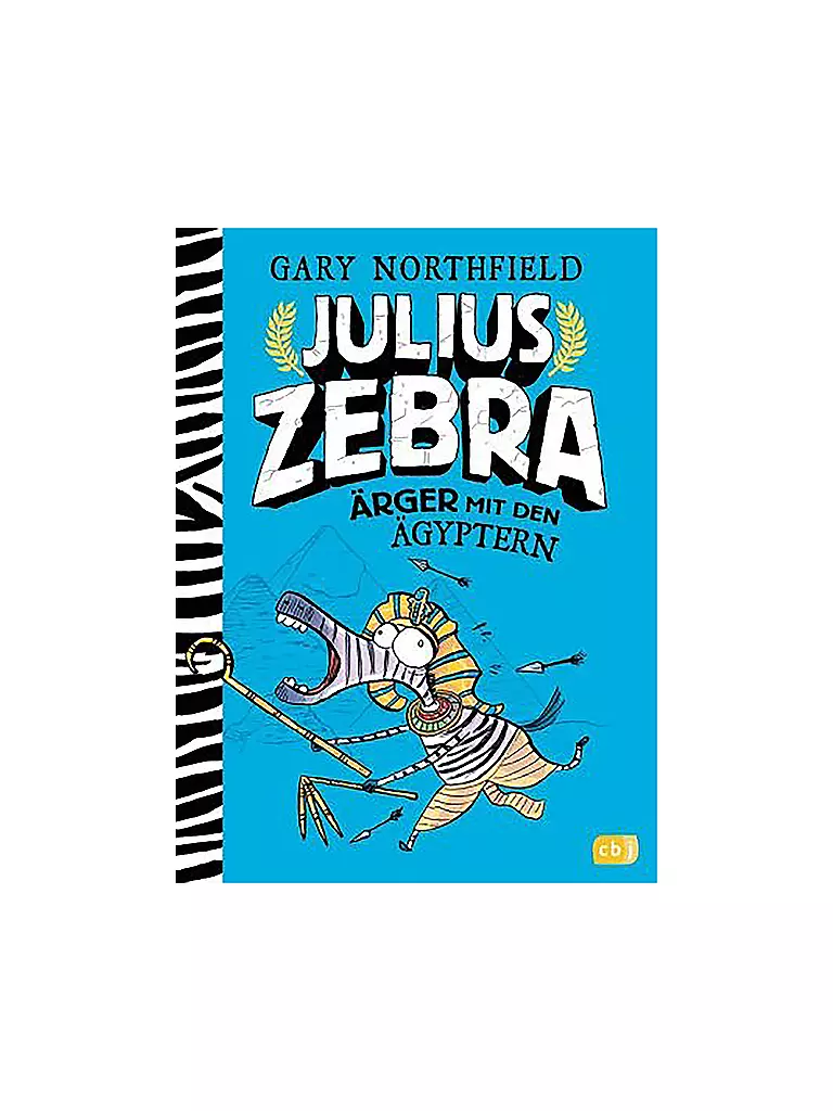 CBJ/CBT VERLAG | Libro - Julius Zebra - Guai con gli Egizi | Senza colore
