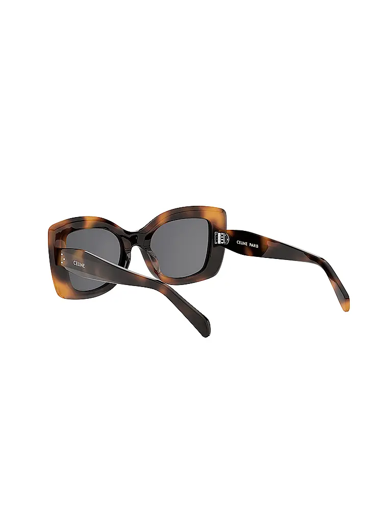 CELINE | CELINE 3 Dots schwarze eckige Sonnenbrille | Marrone