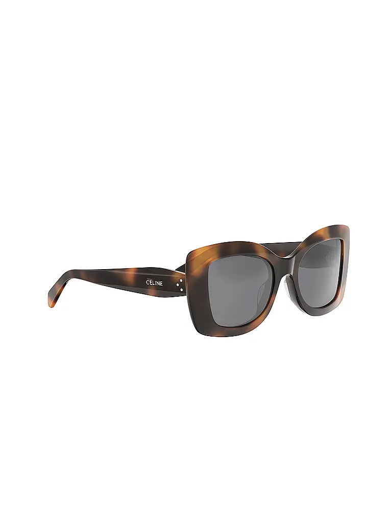 CELINE | CELINE 3 Dots schwarze eckige Sonnenbrille | Marrone