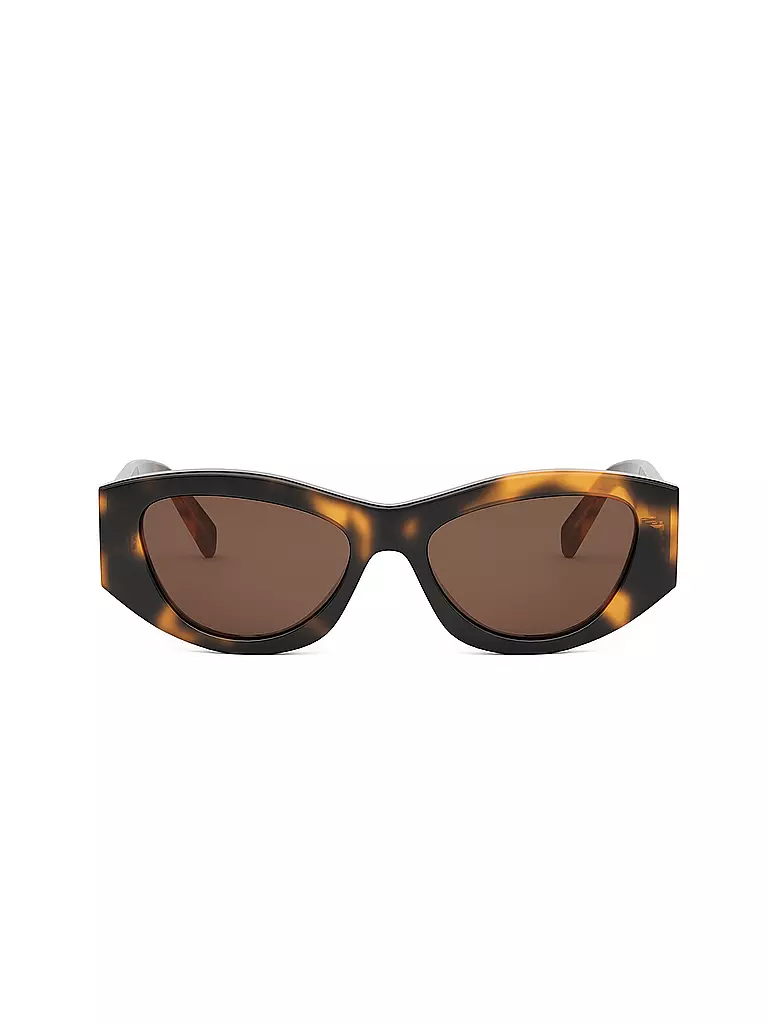 CELINE | Occhiali da sole geometrici Triomphe havana marrone | 