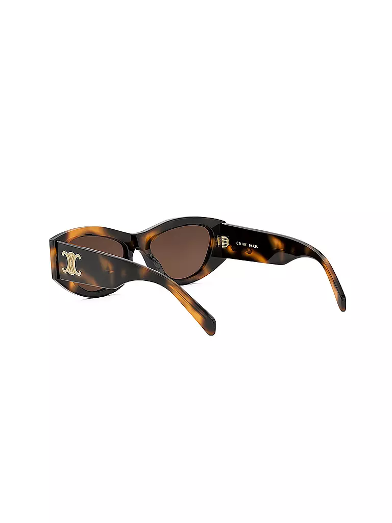 CELINE | Occhiali da sole geometrici Triomphe havana marrone | 
