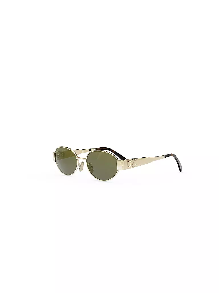 CELINE | Occhiali da sole ovali dorati Metal Triomphe | Oro