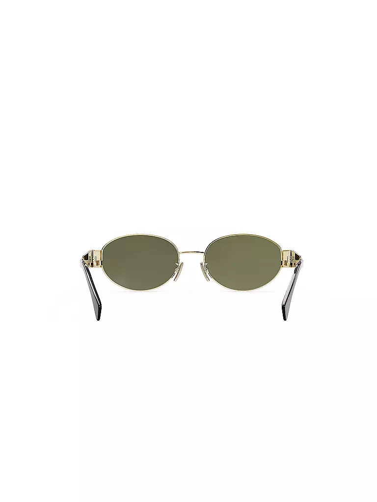 CELINE | Occhiali da sole ovali dorati Metal Triomphe | Oro