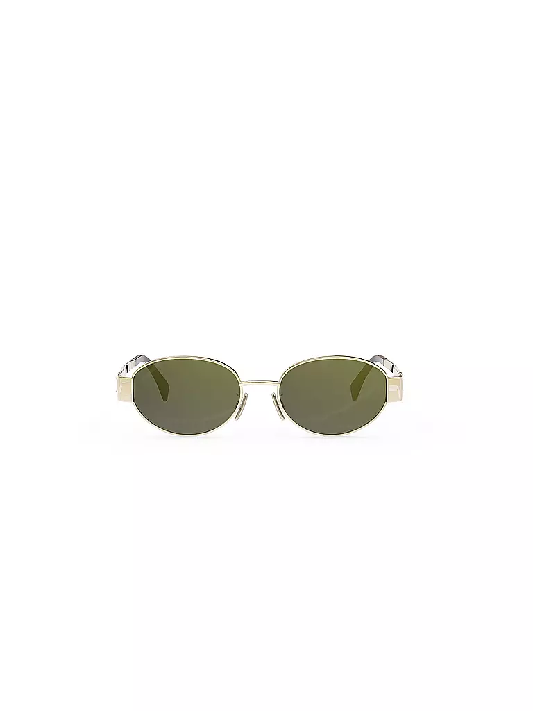 CELINE | Occhiali da sole ovali dorati Metal Triomphe | Oro