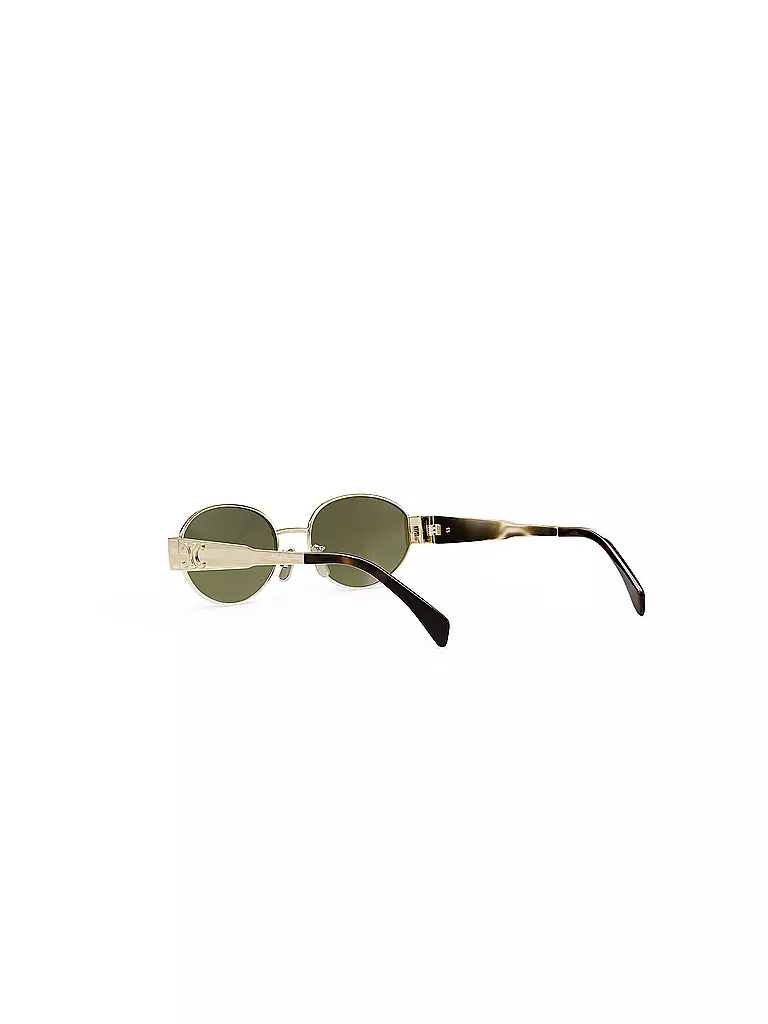 CELINE | Occhiali da sole ovali dorati Metal Triomphe | Oro