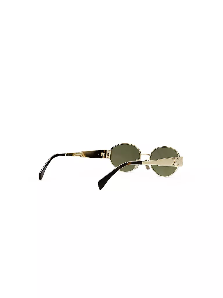 CELINE | Occhiali da sole ovali dorati Metal Triomphe | Oro