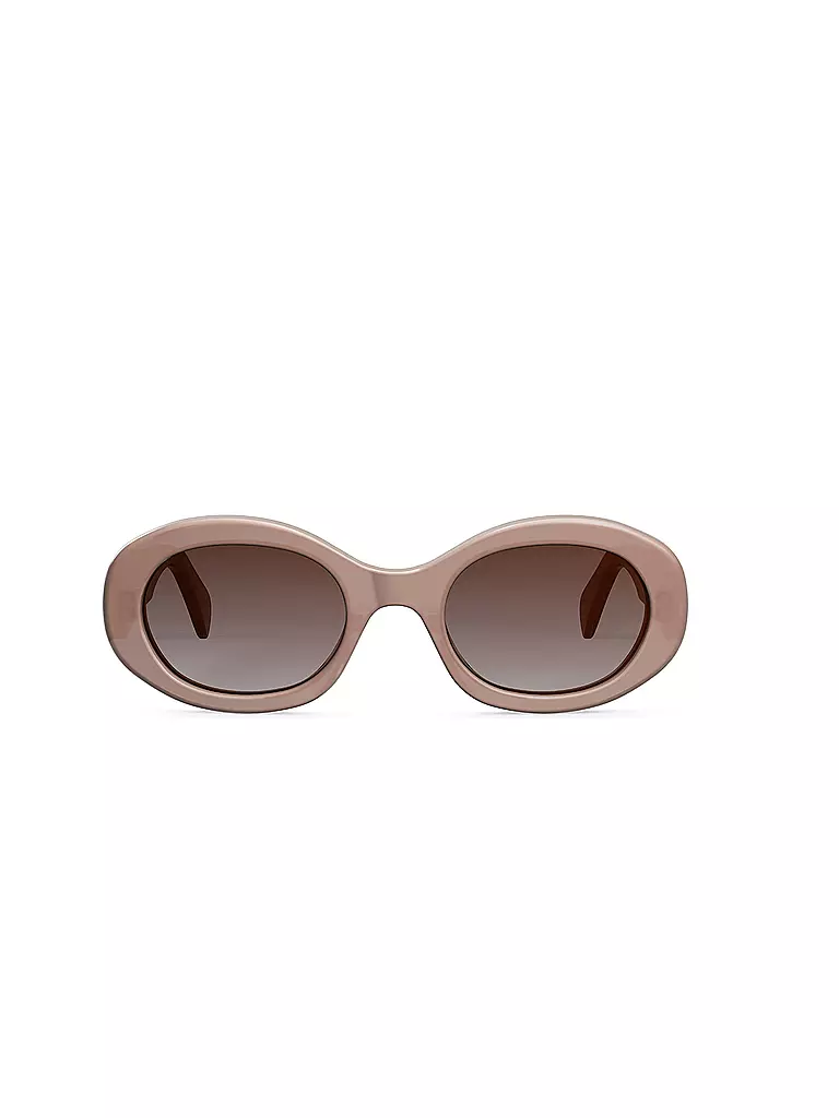 CELINE | Occhiali da sole ovali marroni Triomphe | 