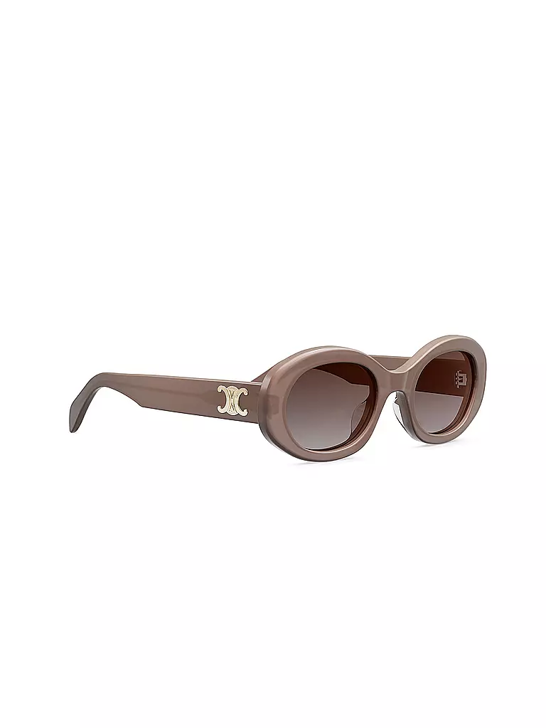 CELINE | Occhiali da sole ovali marroni Triomphe | 