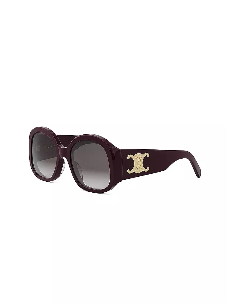 CELINE | Occhiali da sole rotondi marroni Maxi Triomphe | Marrone