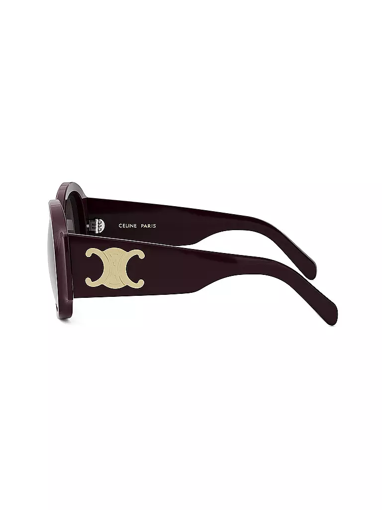 CELINE | Occhiali da sole rotondi marroni Maxi Triomphe | 