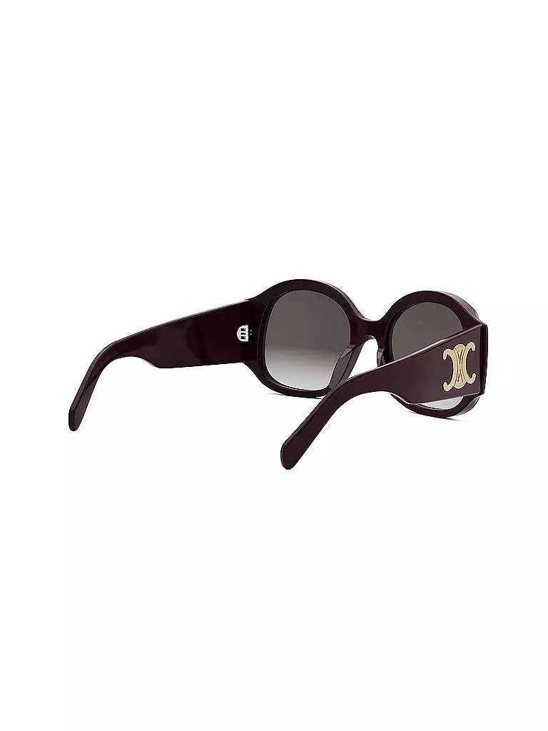 CELINE | Occhiali da sole rotondi marroni Maxi Triomphe | 