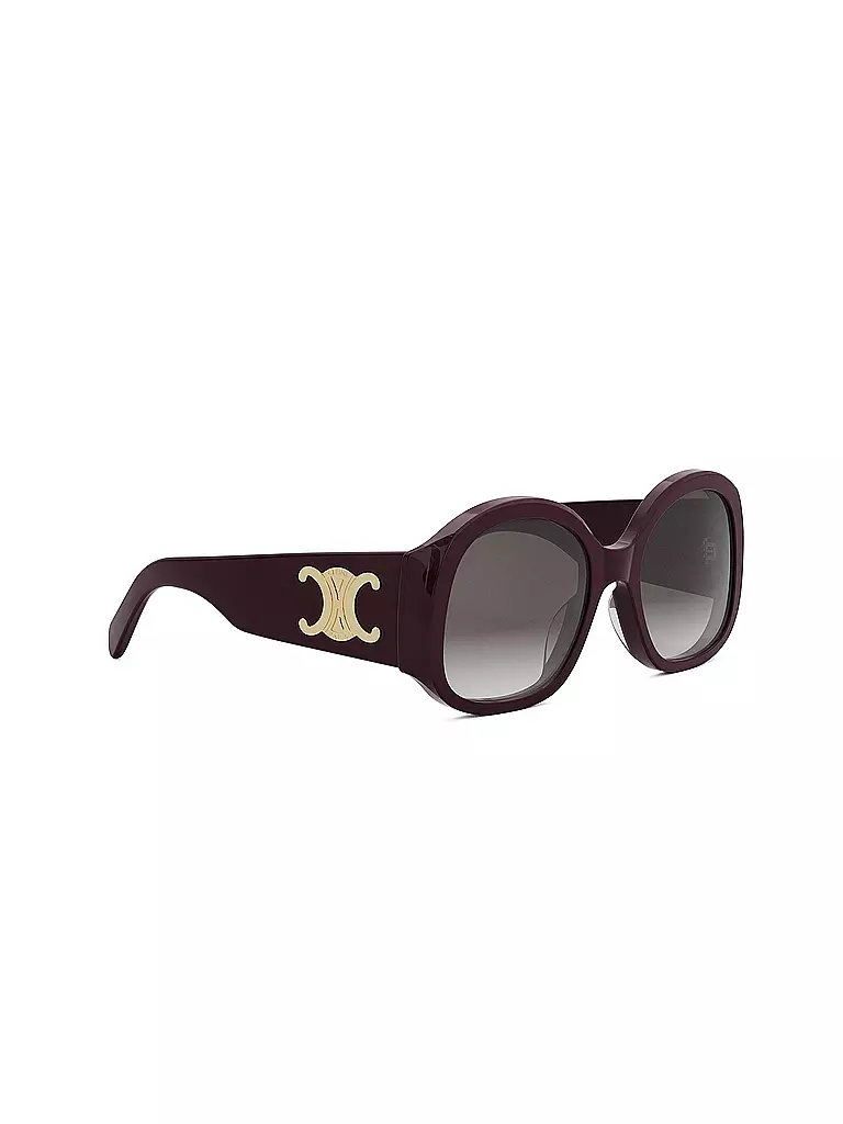 CELINE | Occhiali da sole rotondi marroni Maxi Triomphe | 