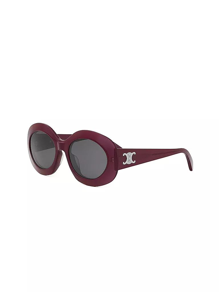 CELINE | Occhiali da sole rotondi rossi Triomphe | Rosso scuro