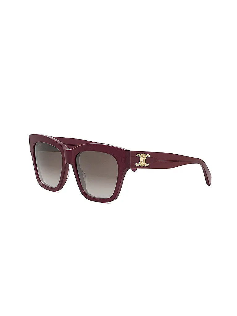 CELINE | Occhiali da sole squadrati rossi Triomphe | Rosso scuro