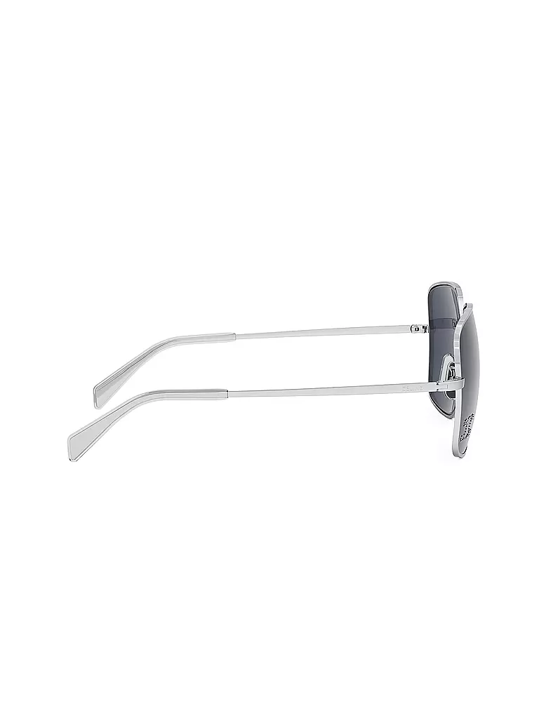 CELINE | Occhiali da sole squadrati Triomphe con strass color argento |