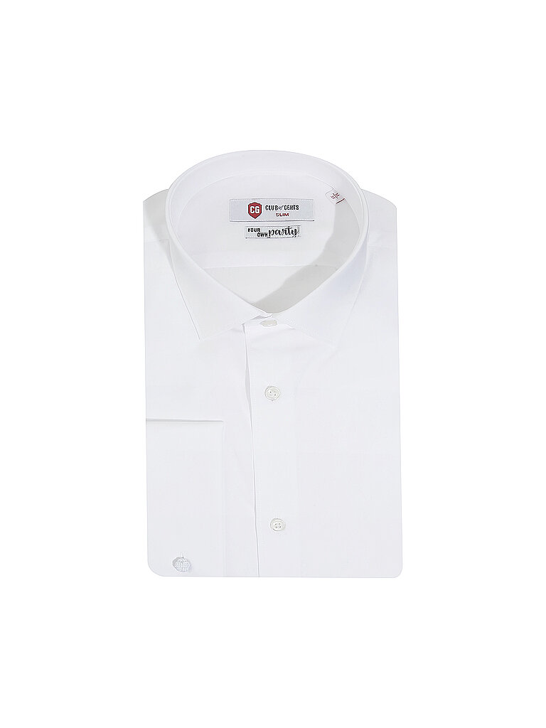 Camicia elegante slim fit Piers bianco 39