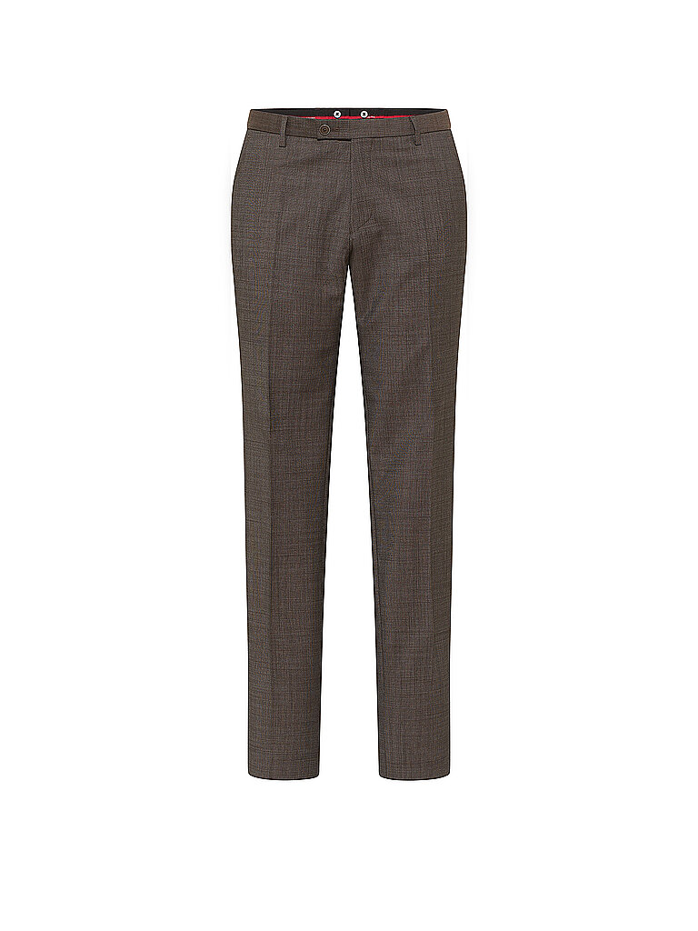 Pantaloni da abito slim fit PASCAL marrone 102