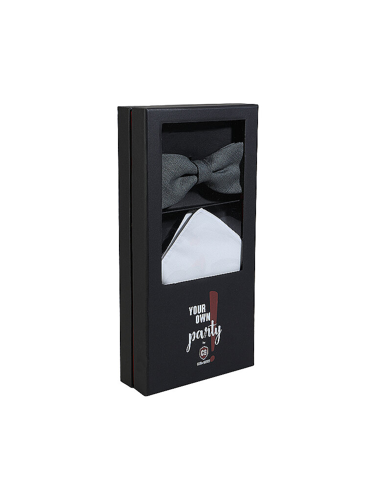 Set papillon e fazzoletto da taschino PAXTON nero