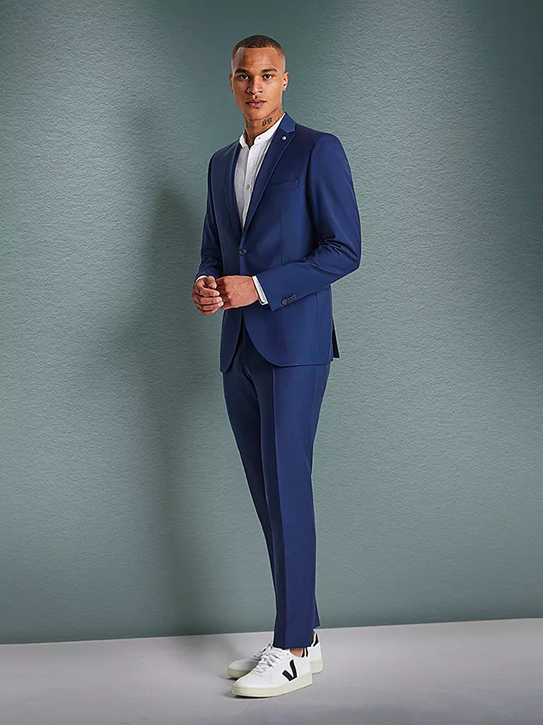 CG - CLUB OF GENTS | Anzughose Slim Fit CEDRIC | Blu scuro