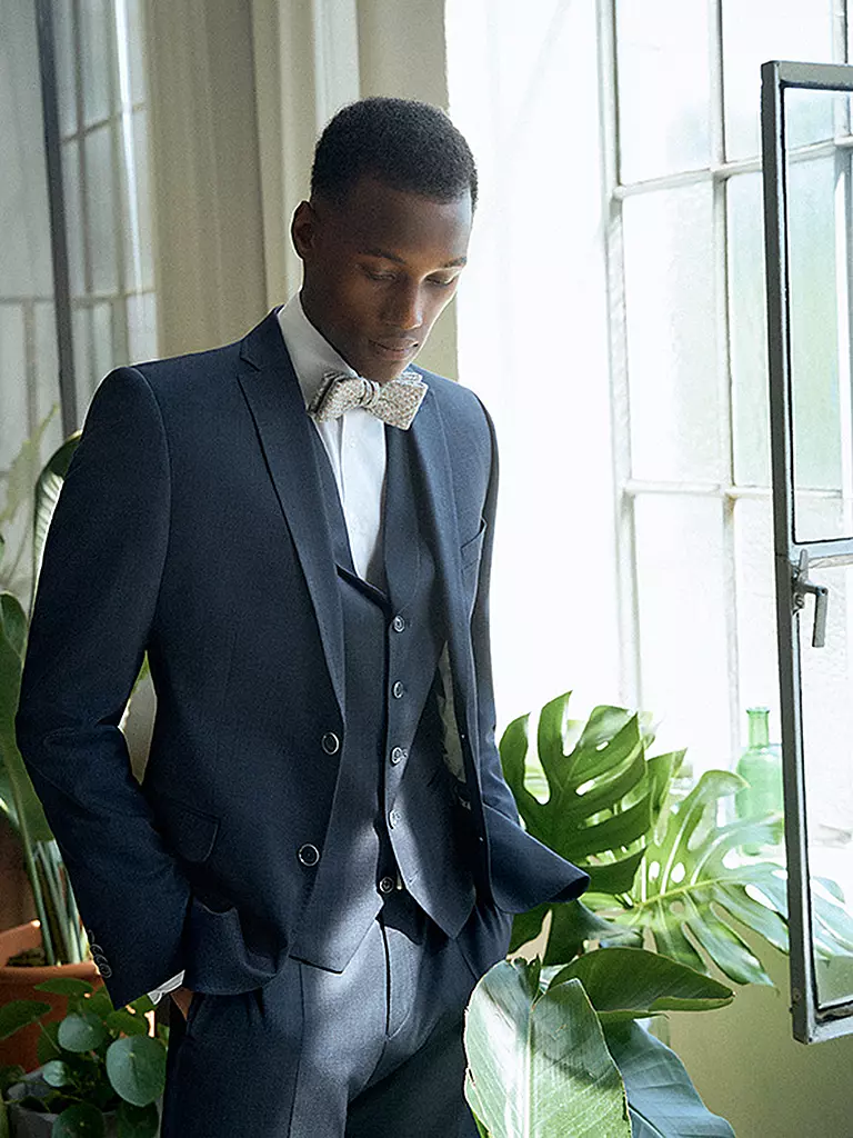 CG - CLUB OF GENTS | Anzughose Slim Fit PACAL | Blu