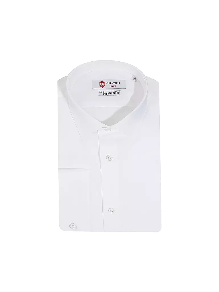 CG - CLUB OF GENTS | Camicia elegante slim fit "Piers" | Bianco