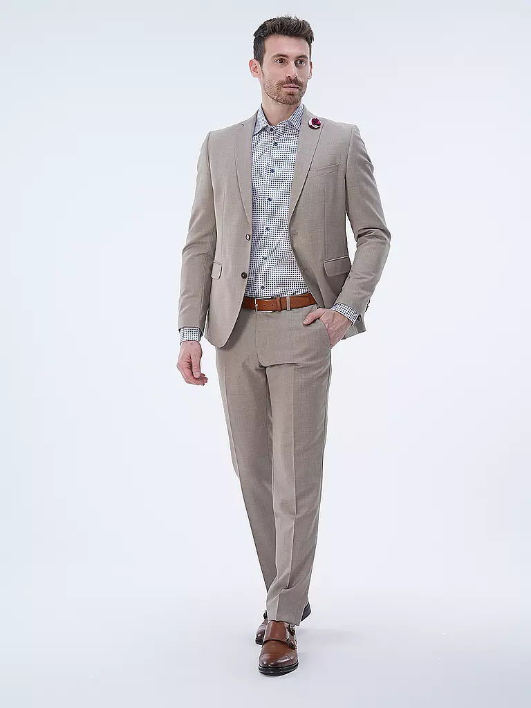 CG - CLUB OF GENTS | Pantaloni da abito slim fit PASCAL | Beige