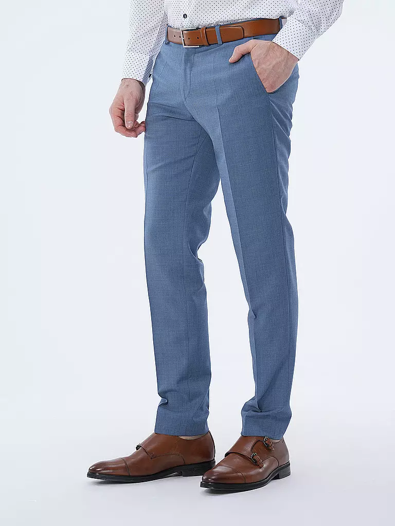 CG - CLUB OF GENTS | Pantaloni da abito slim fit PASCAL | Blu chiaro