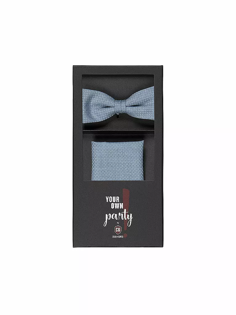 CG - CLUB OF GENTS | Set papillon e fazzoletto da taschino PAXTON | Blu chiaro