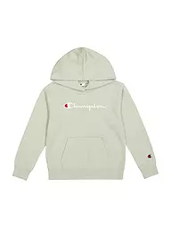 CHAMPION | Felpa con cappuccio da ragazza - Hoodie | Verde chiaro