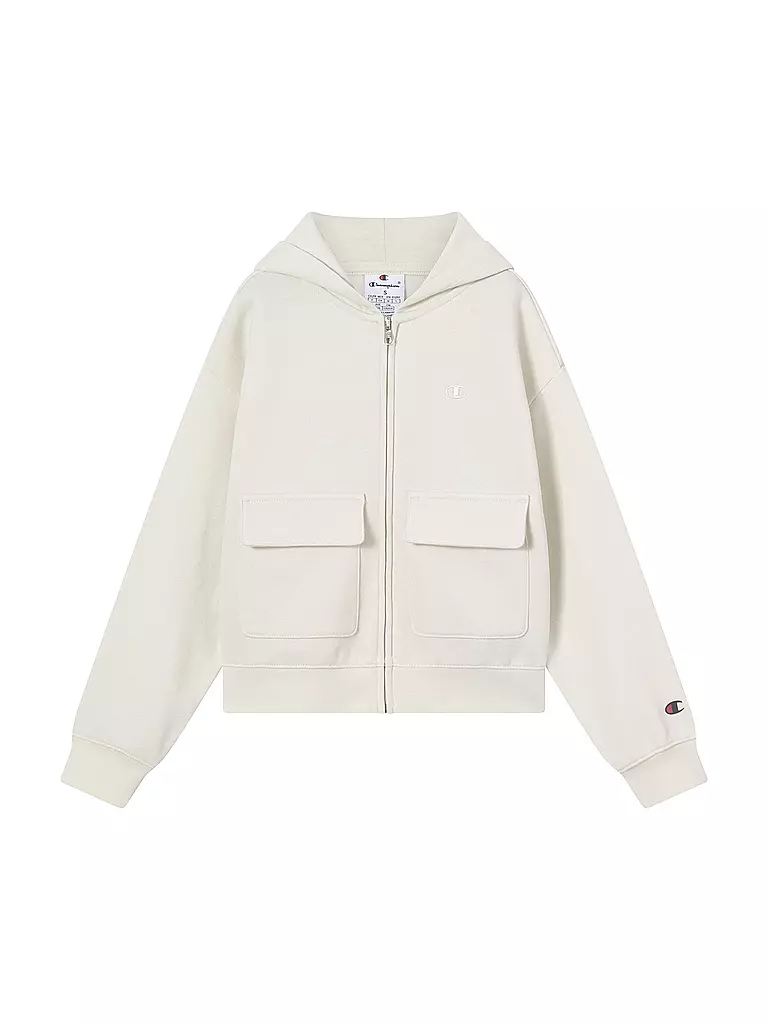 CHAMPION | Felpa con cappuccio da ragazza | Crema