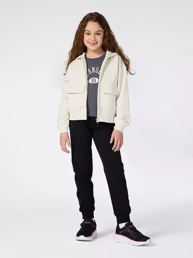 CHAMPION | Felpa con cappuccio da ragazza | Crema