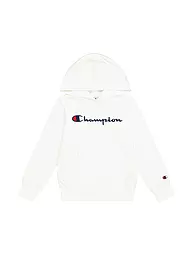 CHAMPION | Felpa con cappuccio da ragazzo - Hoodie | Bianco