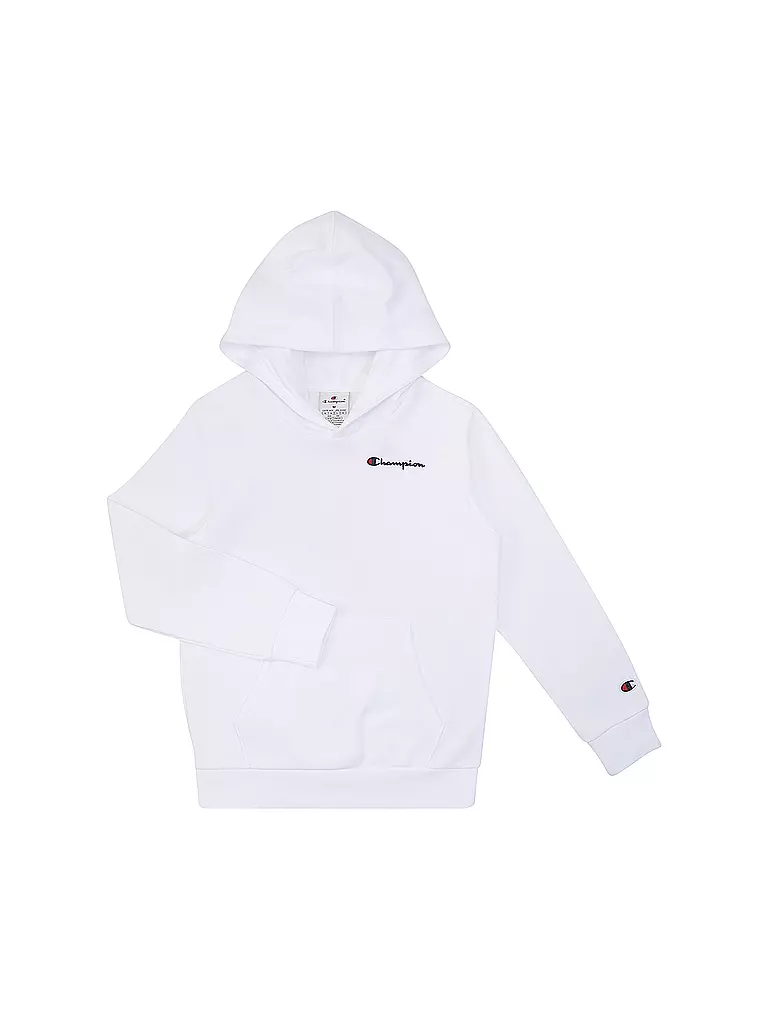 CHAMPION | Felpa con cappuccio da ragazzo - Hoodie | Bianco