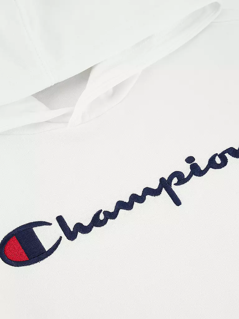 CHAMPION | Felpa con cappuccio da ragazzo - Hoodie | Bianco