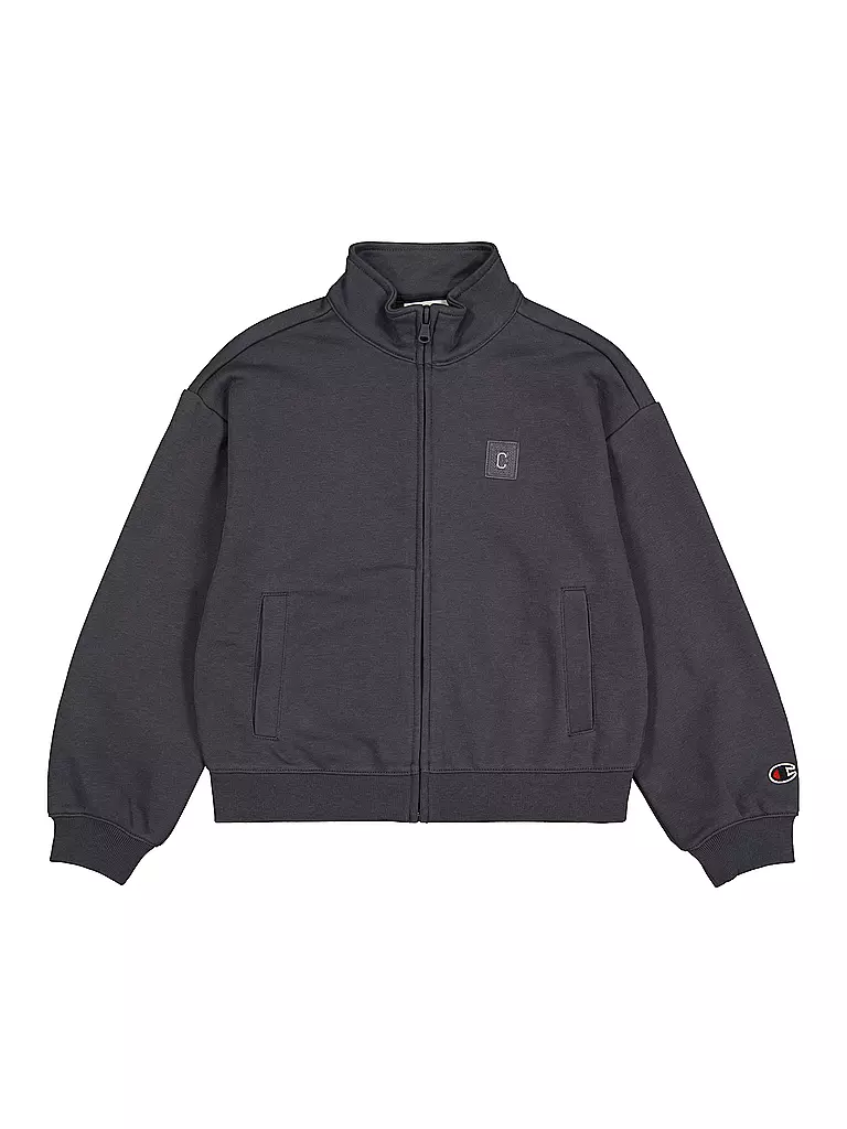 CHAMPION | Felpa con zip da ragazza | Grigio