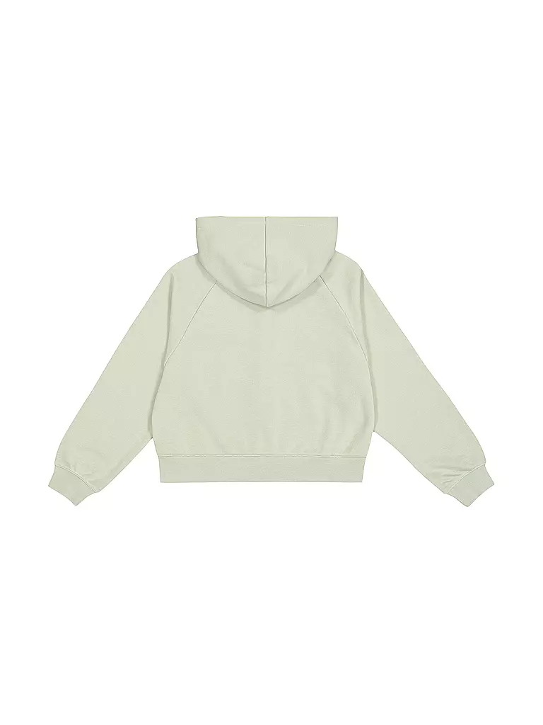 CHAMPION | Felpa con zip da ragazza | Verde chiaro