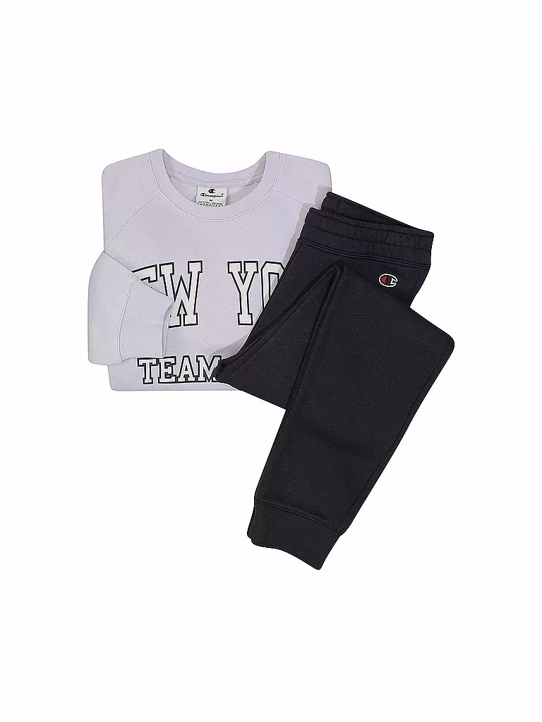 CHAMPION | Jogger da ragazza 2 pezzi felpa e pantaloni | Lilla
