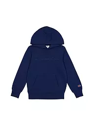 CHAMPION | Felpa con cappuccio da ragazzo - Hoodie | Blu scuro