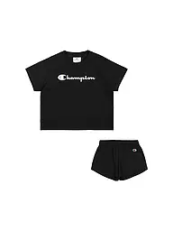CHAMPION | Set da bambina 2 pezzi T-shirt e shorts | Nero