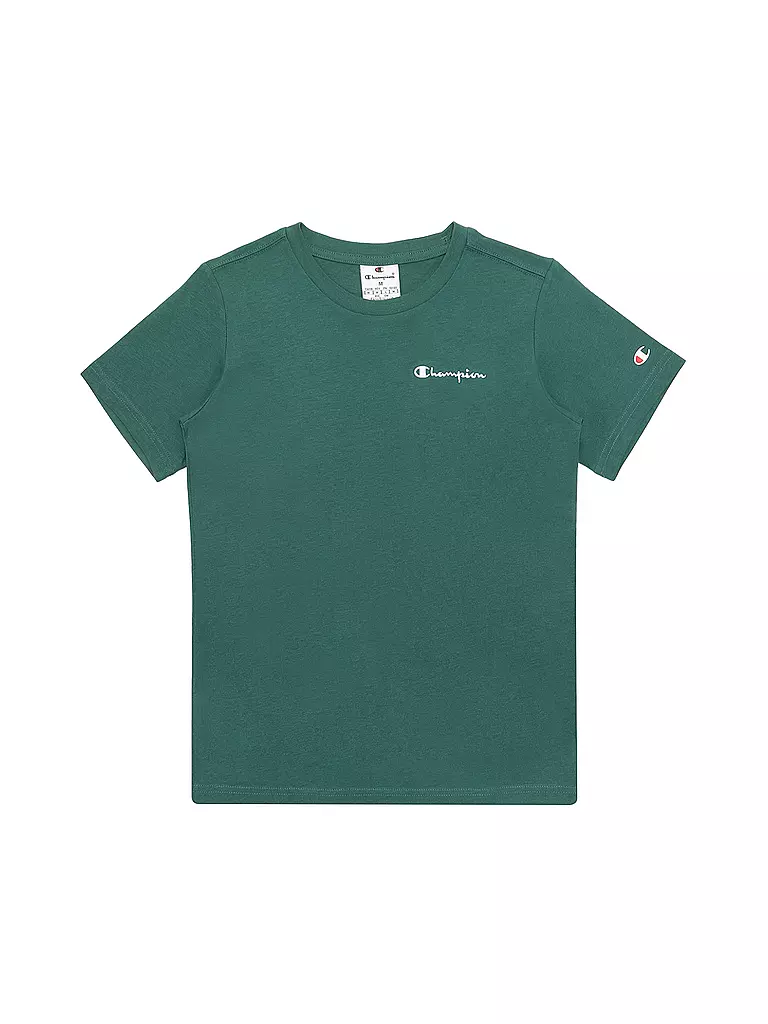CHAMPION | T-shirt da ragazzo | Verde scuro