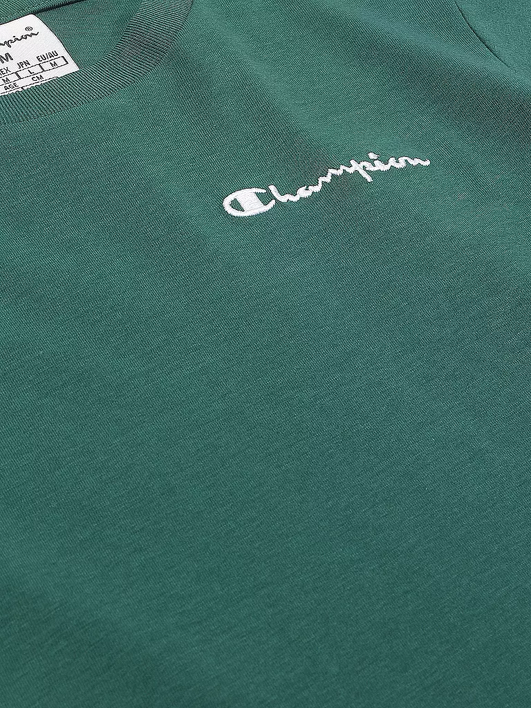 CHAMPION | T-shirt da ragazzo | Verde scuro