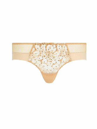 CHANTELLE | Slip FLEURS SIGNATURE toffee con paillettes