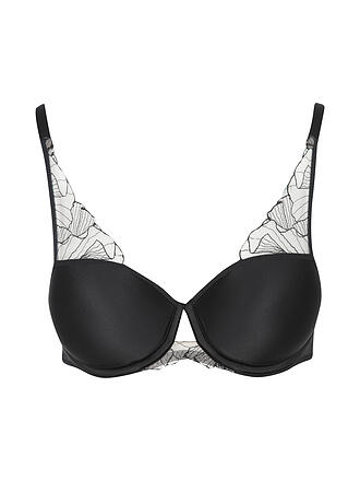 CHANTELLE | Reggiseno T-shirt con ferretto TATTOO LOVE nero/beige dorato