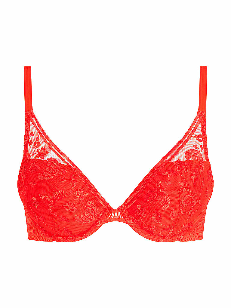 Reggiseno push-up con ferretto PHILTER rosso fiamma rosso 80B