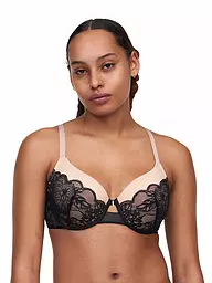 CHANTELLE | Reggiseno con ferretto MIDNIGHT FLOWERS scarlet | Nero