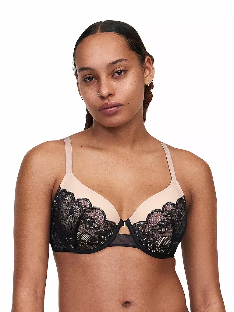 CHANTELLE | Bügel BH MIDNIGHT FLOWERS schwarz | Nero