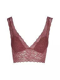 CHANTELLE | Bustier FLORAL TOUCH nero | Rosso scuro