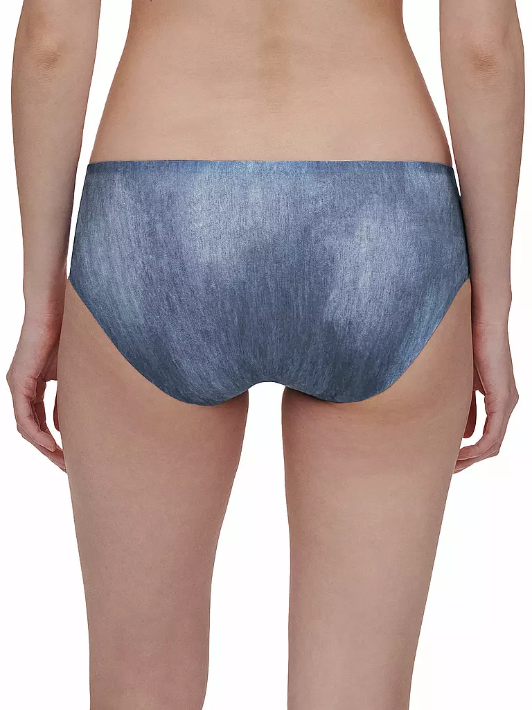 CHANTELLE | Pants SOFT STRETCH blue denim print | Blu
