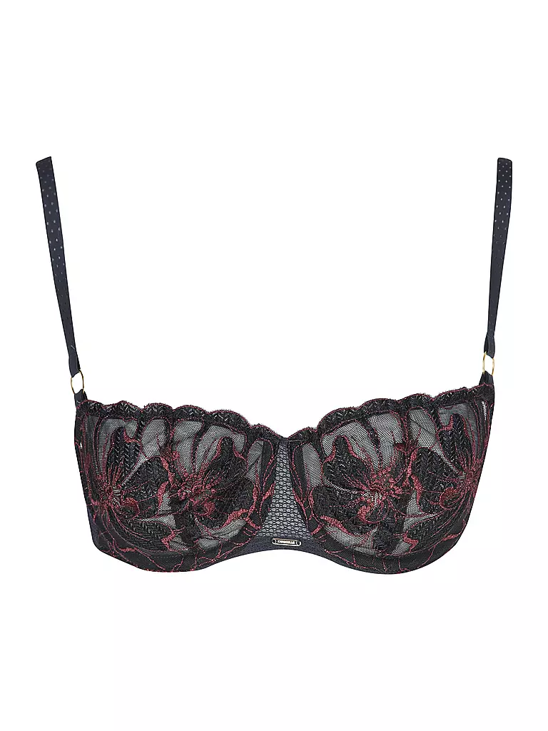 CHANTELLE | Reggiseno con ferretto FLEURS SIGNATURE sailing blue lurex | Blu scuro